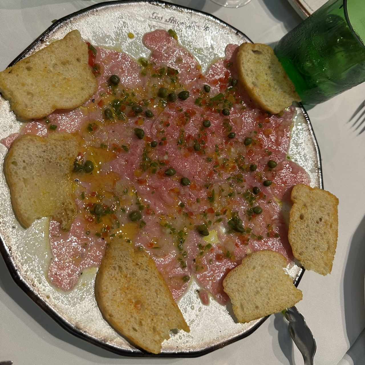 ENTRADAS FRÍAS - Carpaccio de Atún