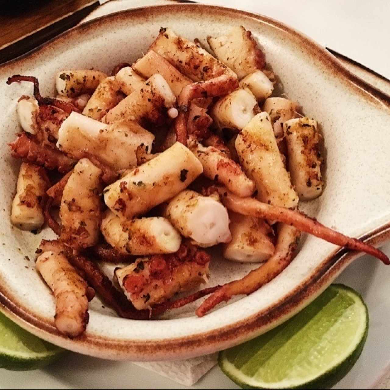 Entradas Calientes - Pulpo al carbón