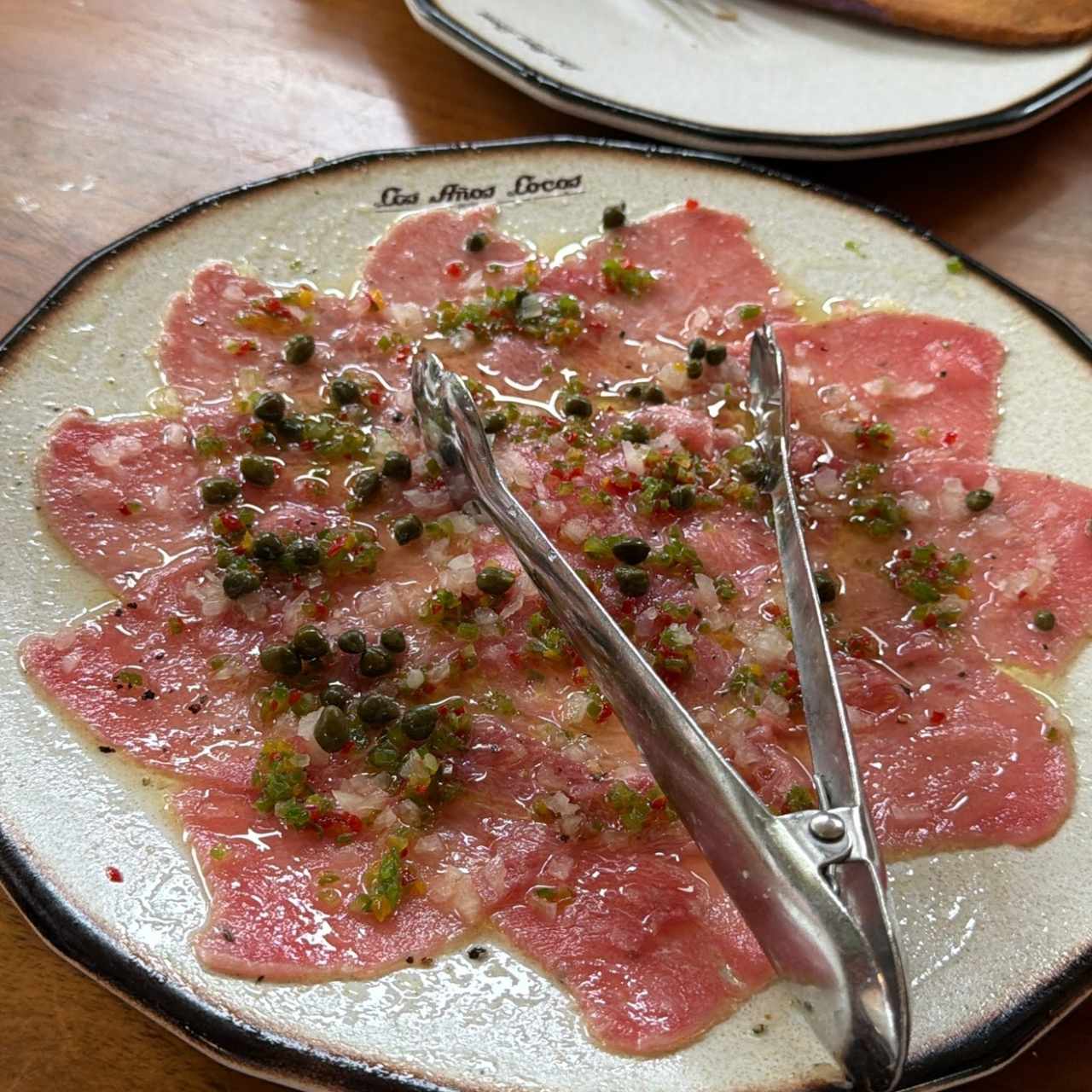 ENTRADAS FRÍAS - Carpaccio de Atún