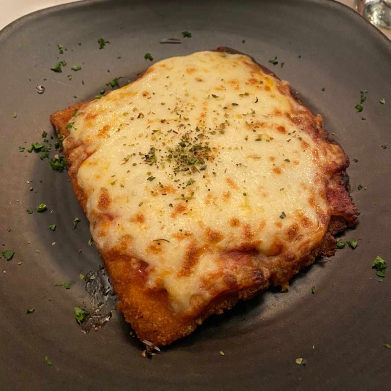 Suprema de pollo Napolitana