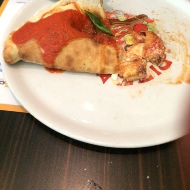 Calzone de queso de cabra