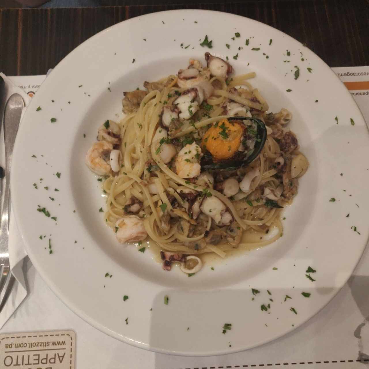 Linguini al frutti di mare