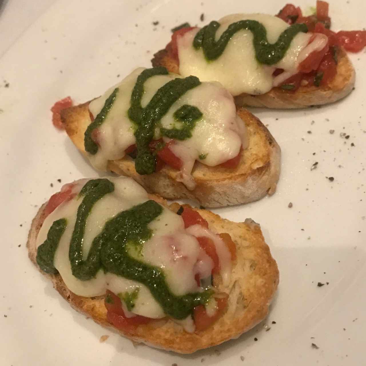 Entradas calientes - Crostini semplici