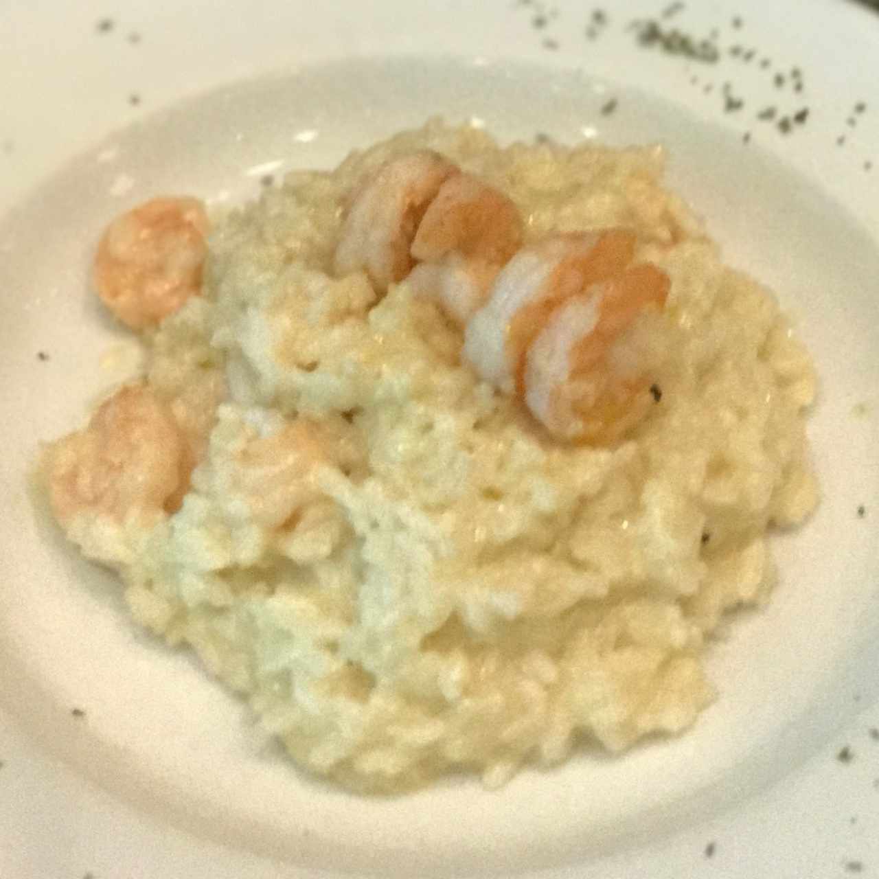 Risotto al mascarpone e gamberi al tartufo