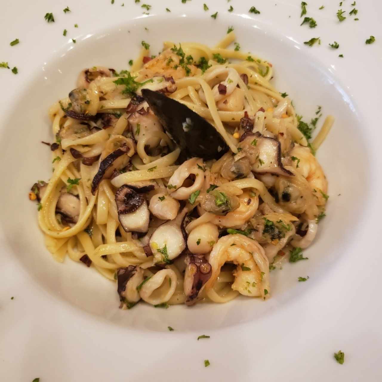 Linguini al frutti di mare