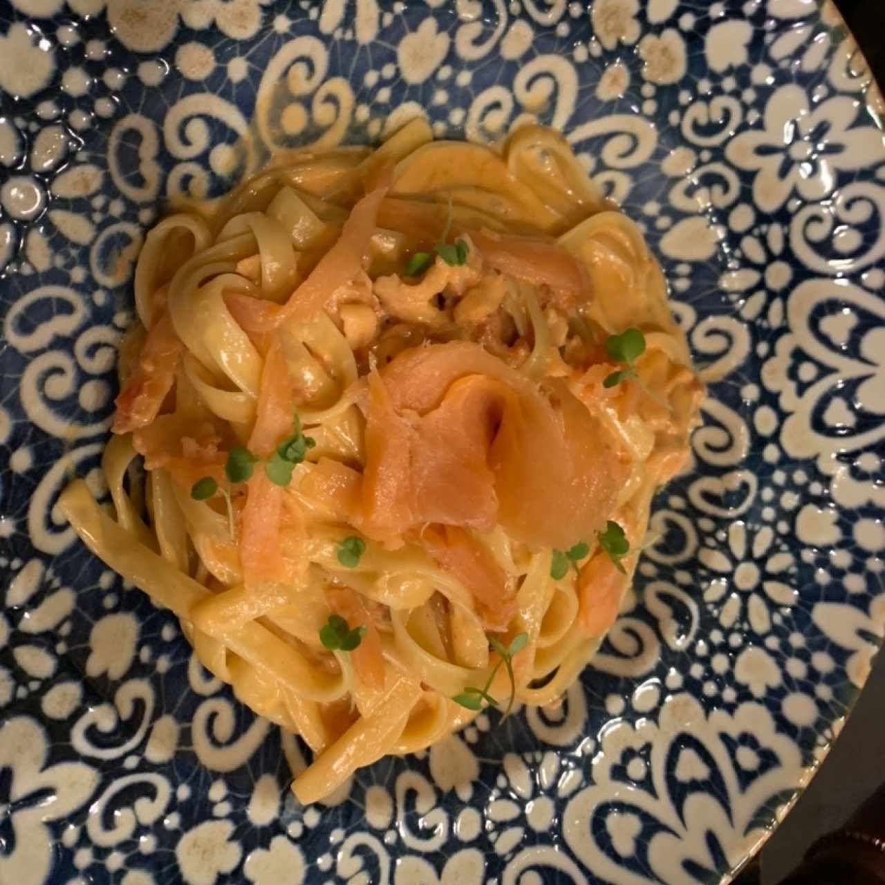 Fettucine alla Crema Rosa di Salmone e Vodka