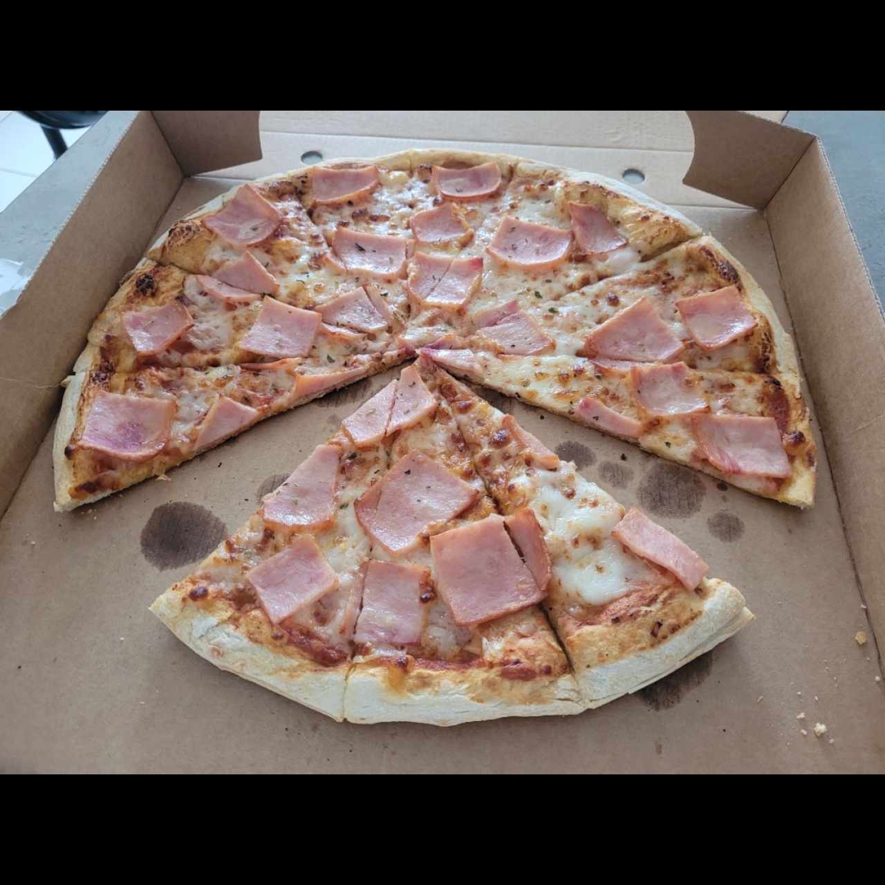 pizza de jamon