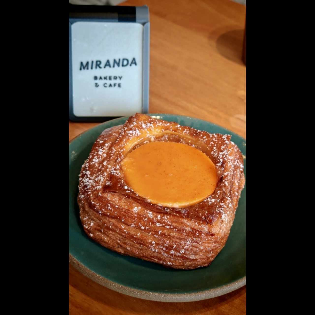 Danesa de flan de Calabaza