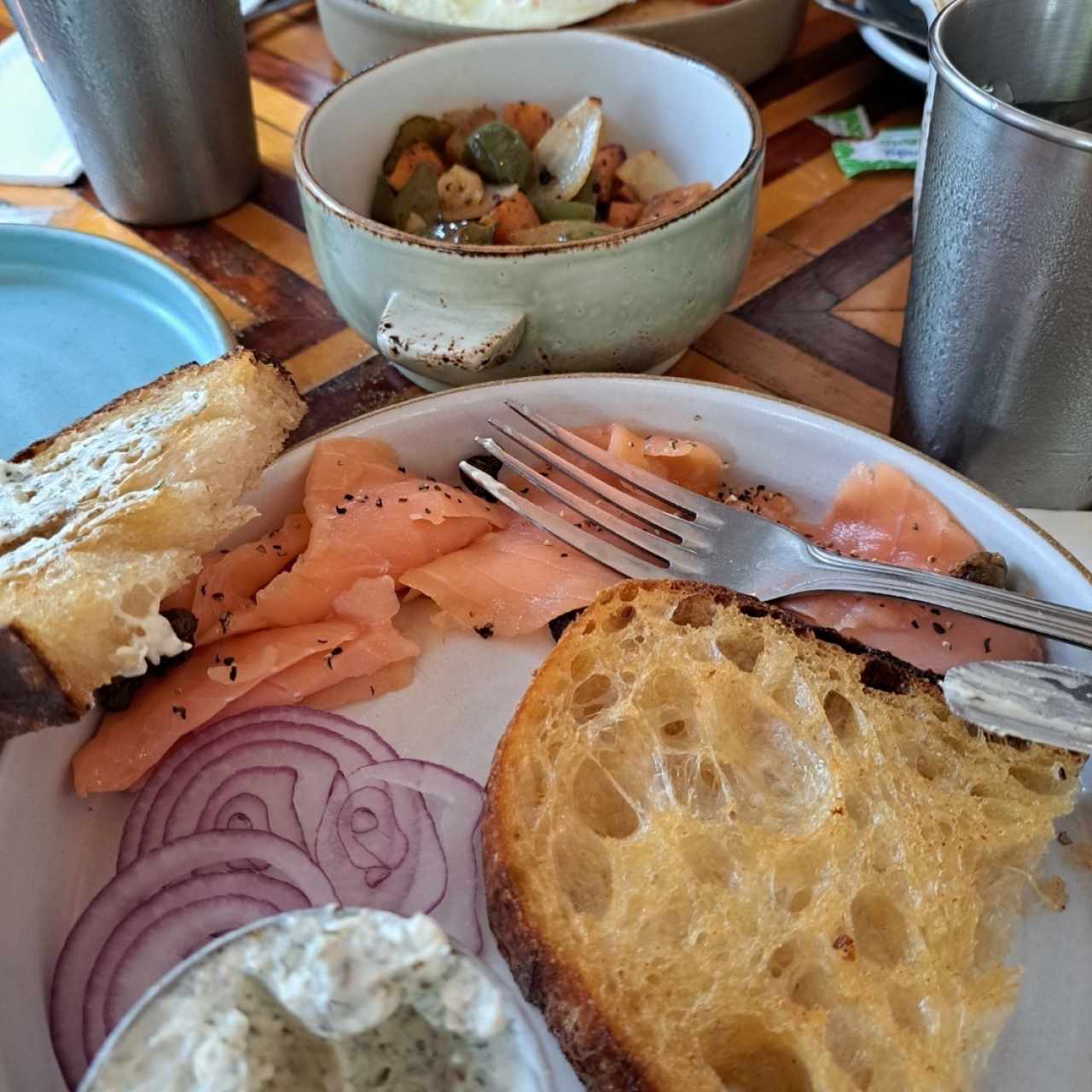 Desayuno - Smoked Salmon Toastie