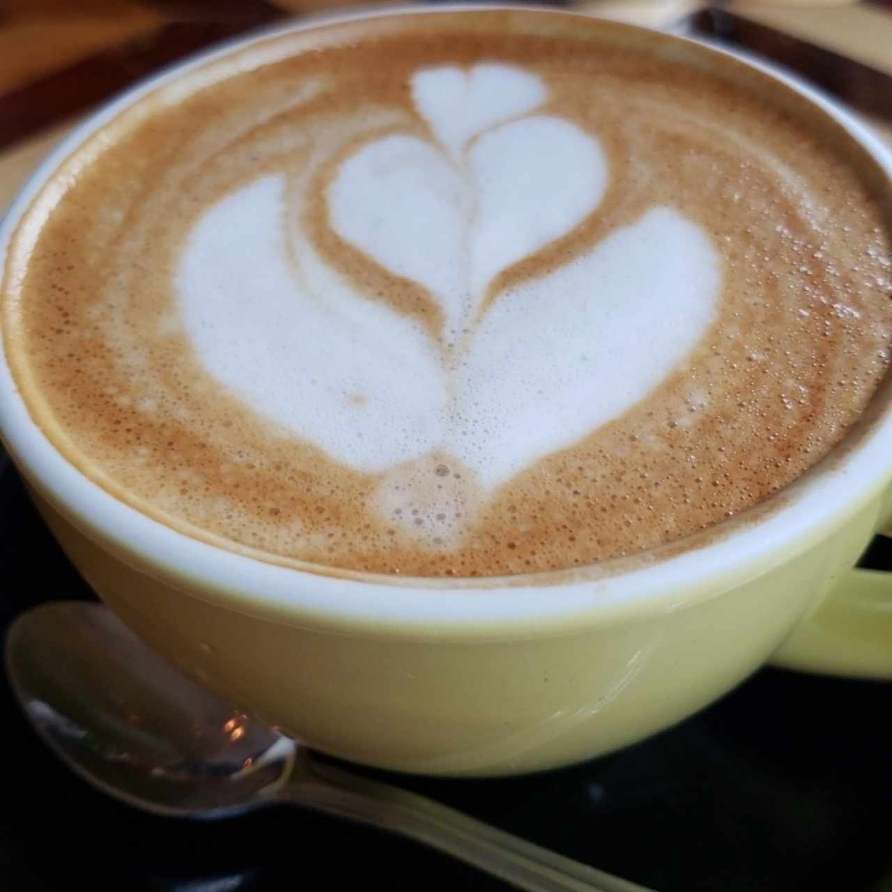 capuchino con leche de almendras!!!