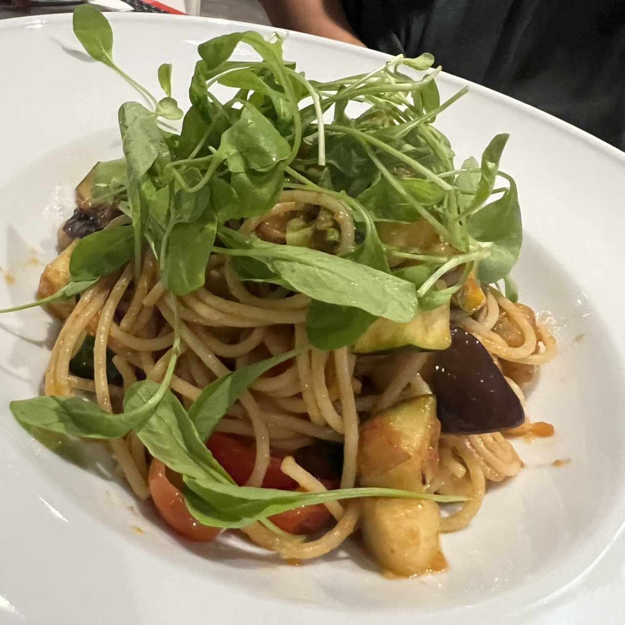 Spaghetti gluten-free a la primavera