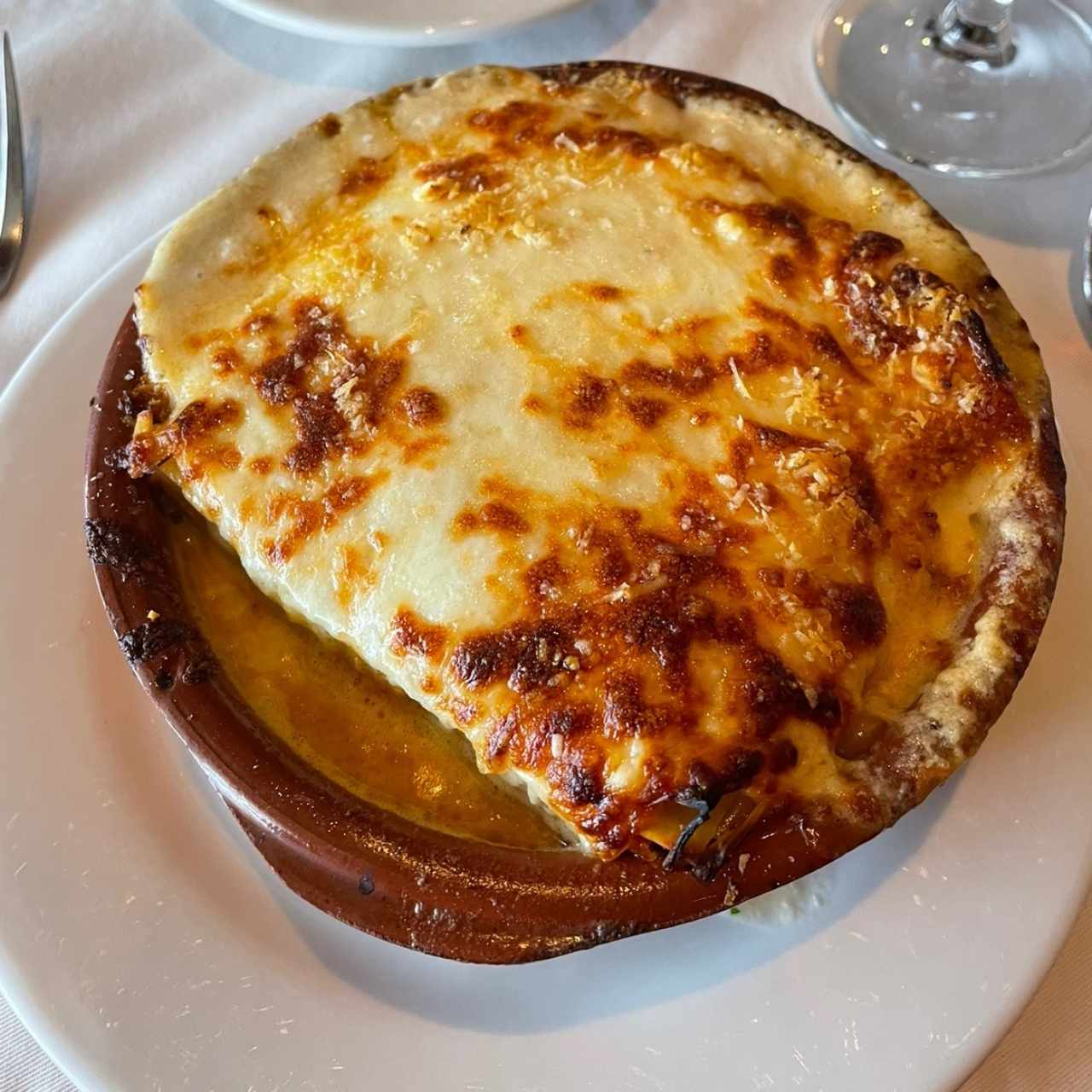 Lasaña de chorizo italiano 