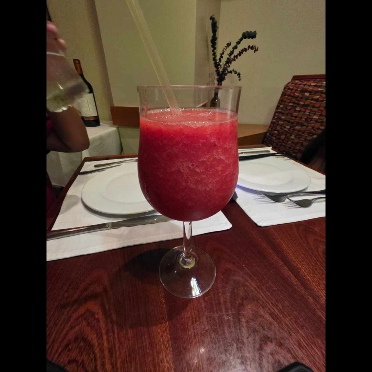 Jugo de fresa