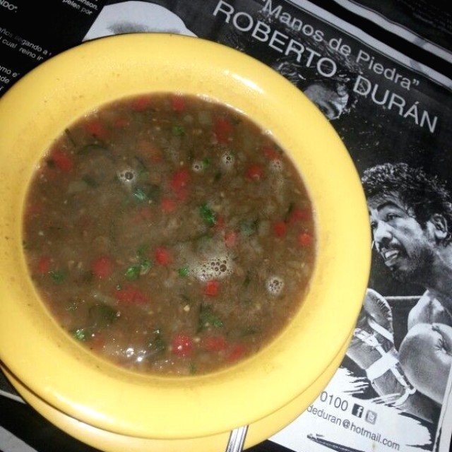 Sopa de lentejas