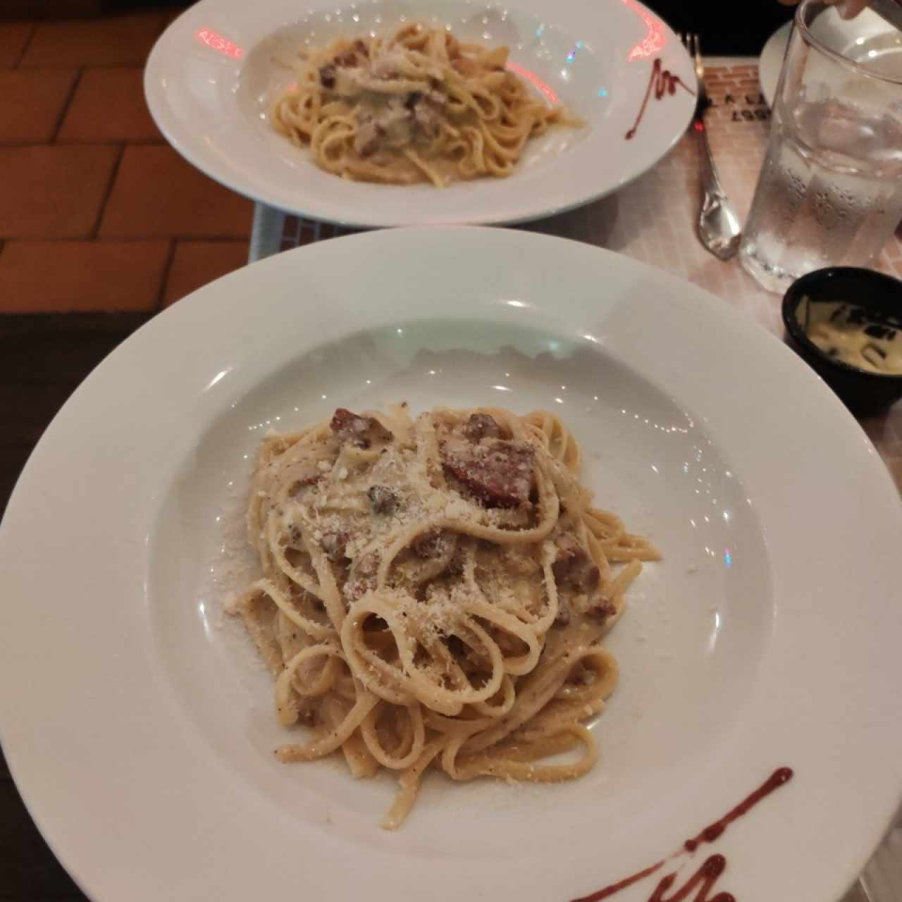Pasta carbonara a la italiana