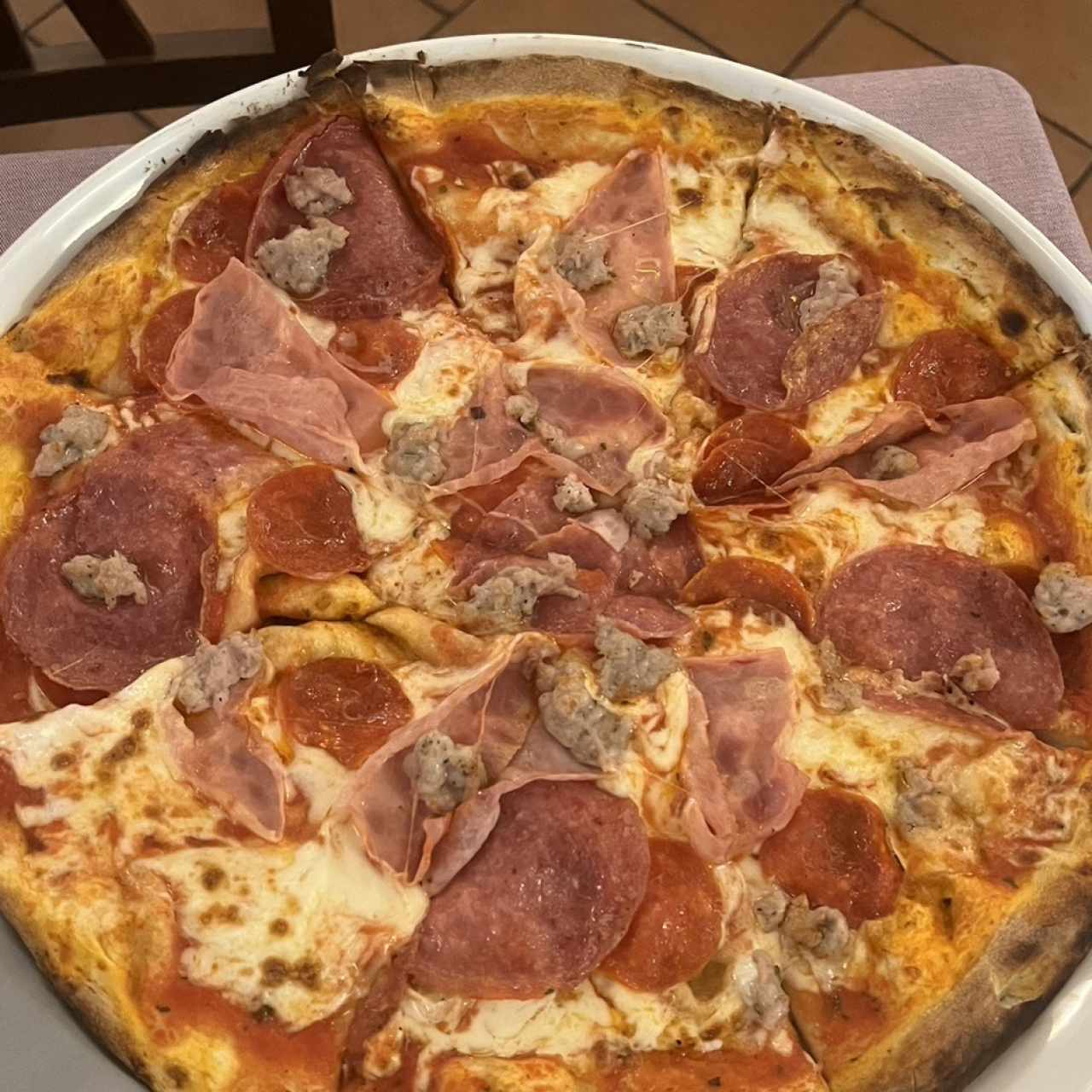 Pizza Al Vecchio Forno -Tamaño familiar