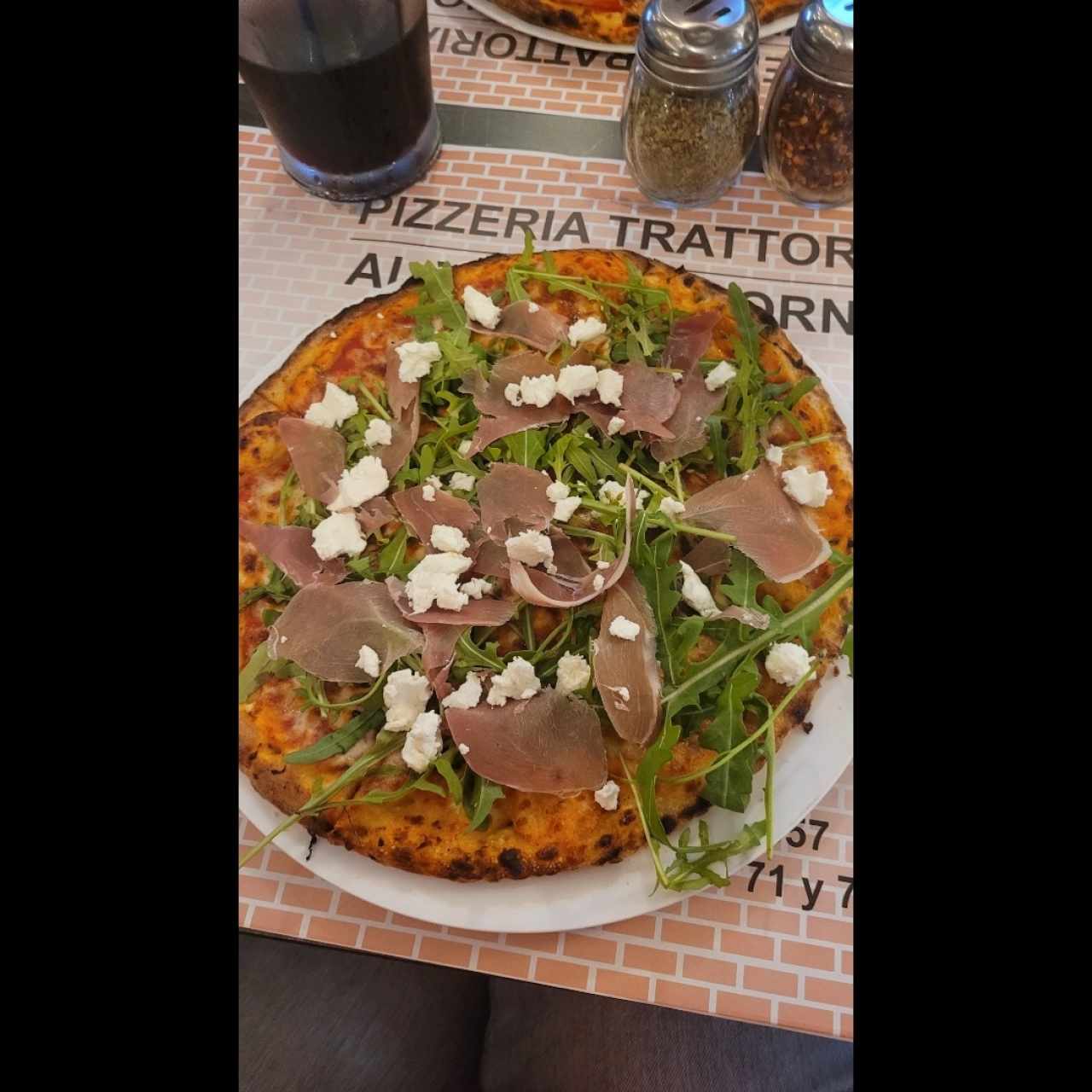 Pizza romana, tamaño individual