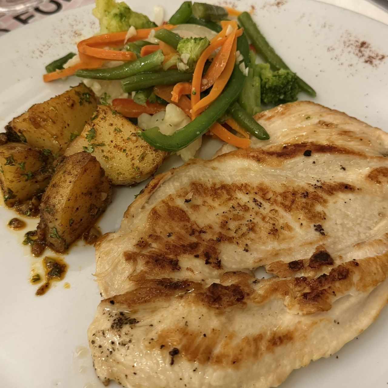 Pollo a la plancha
