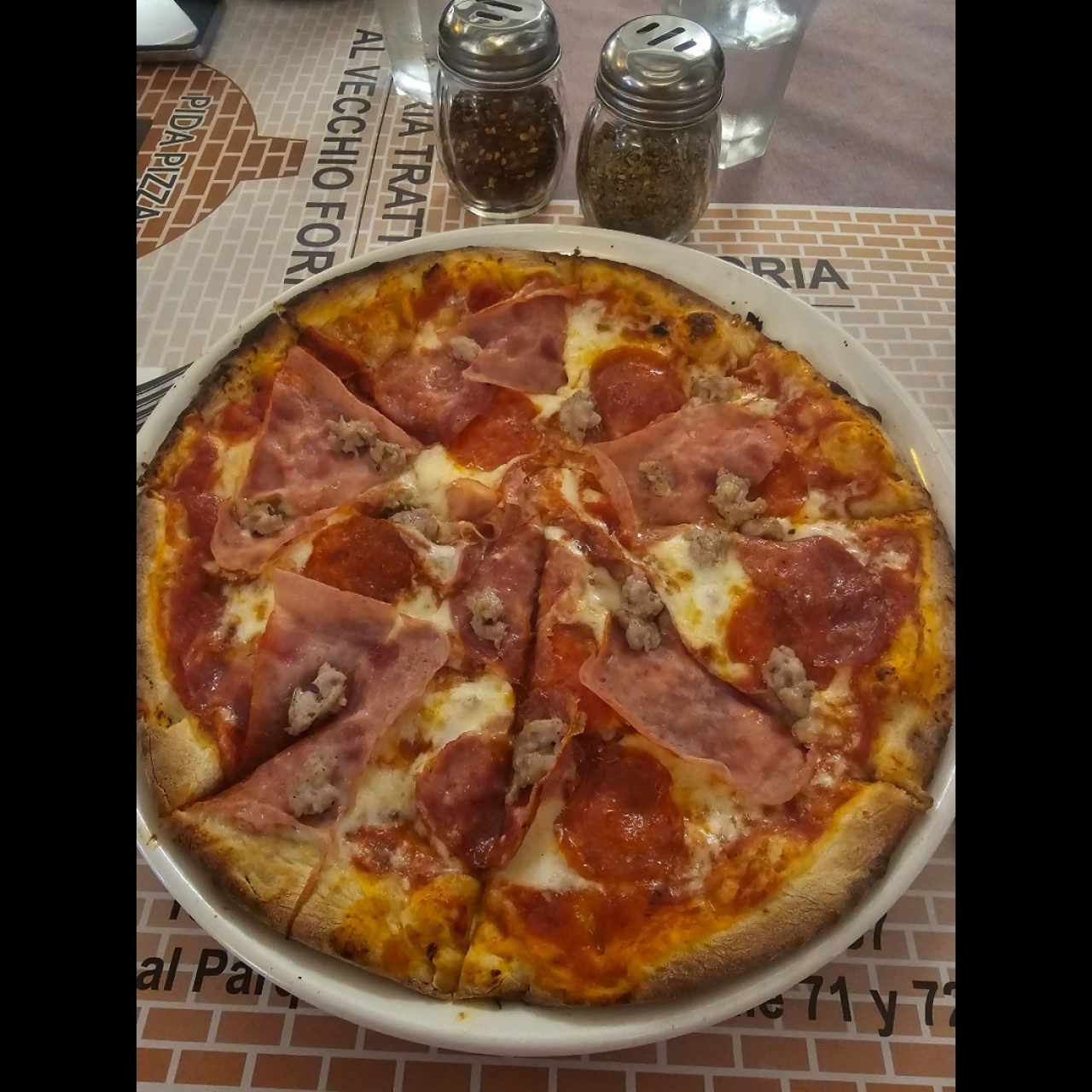 Pizza Al Vecchio Forno -Tamaño individual