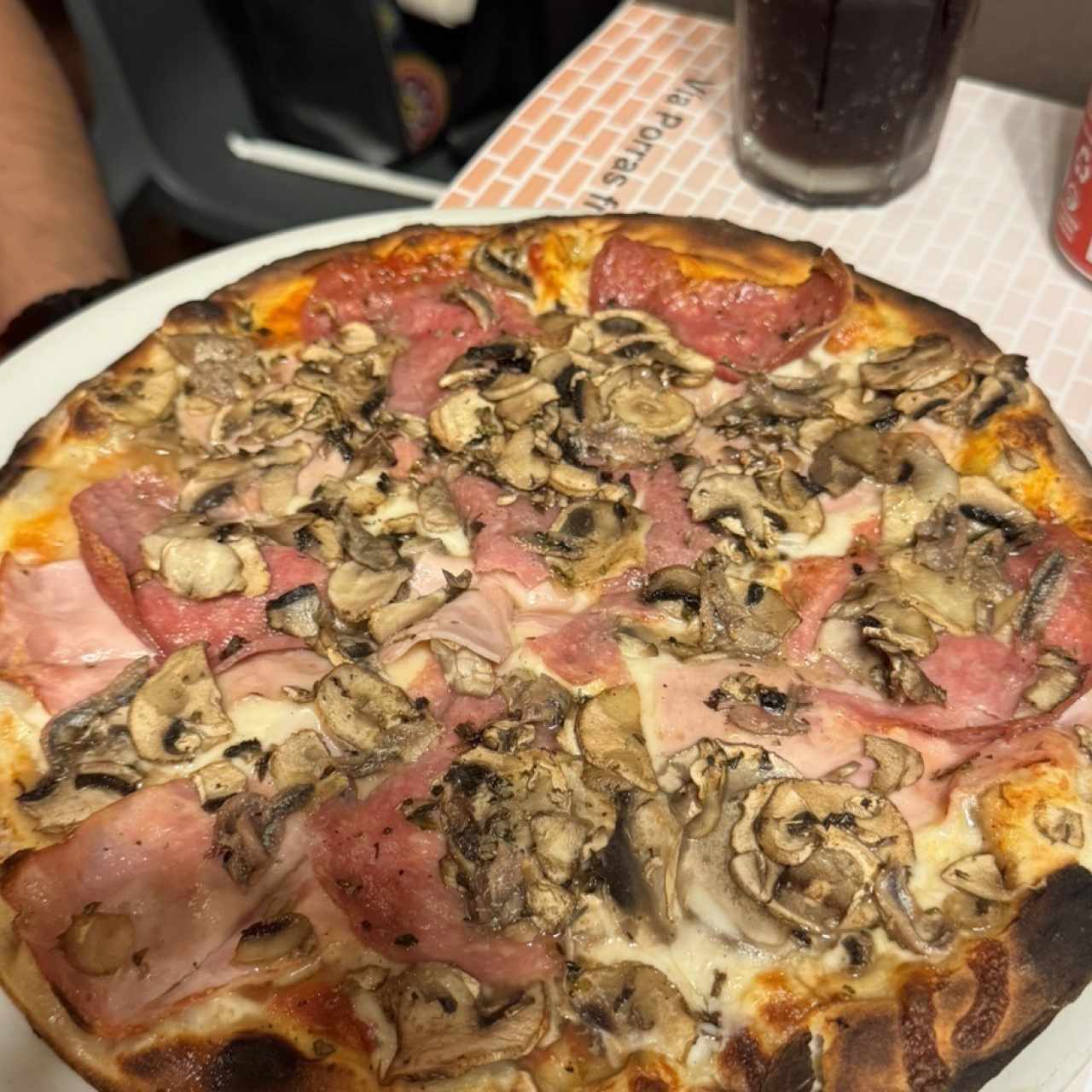 Pizza capricciosa, tamaño individual