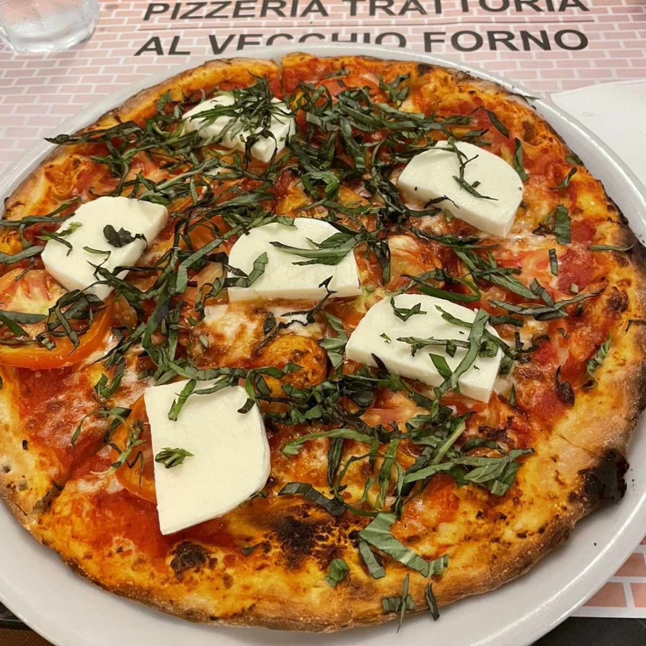 Pizza capressa, tamaño individual