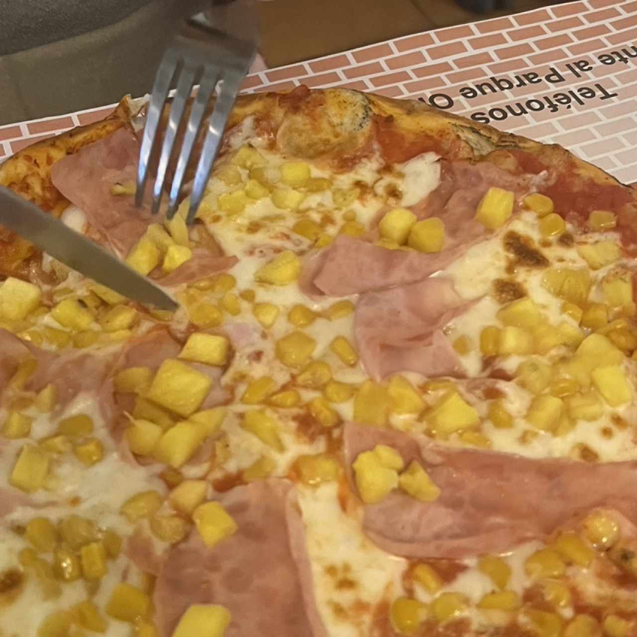 Pizza hawaiana, tamaño individual