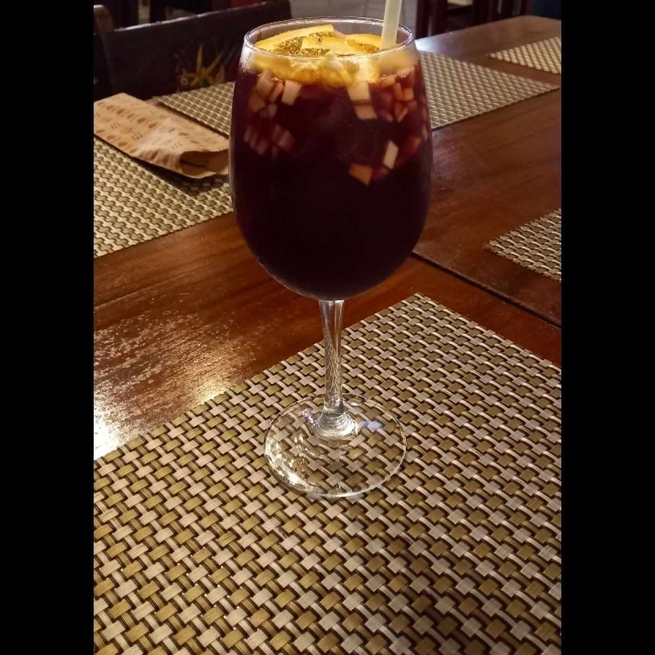 sangría roja