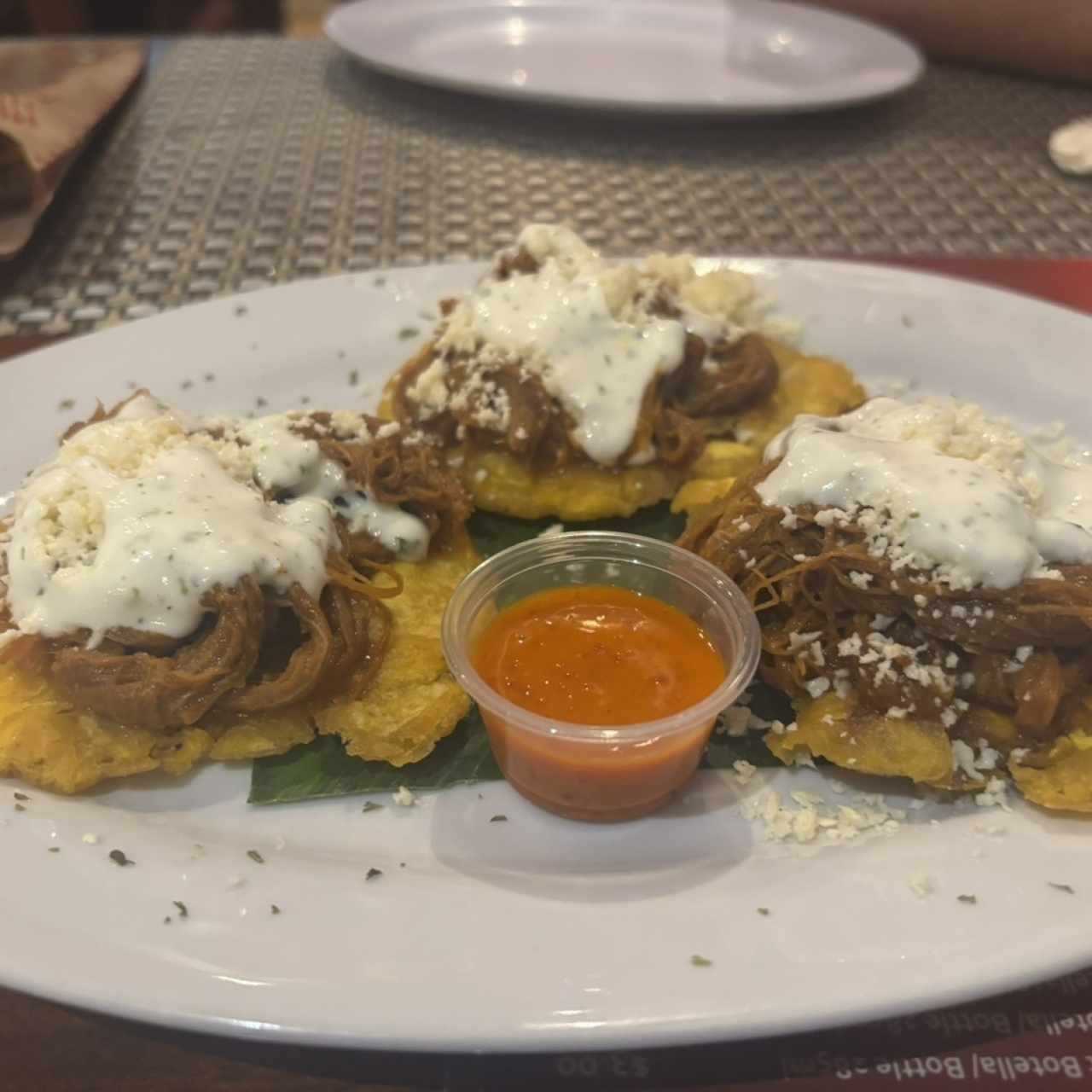 Patacones ropa vieja 