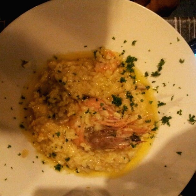 rissoto de camarones