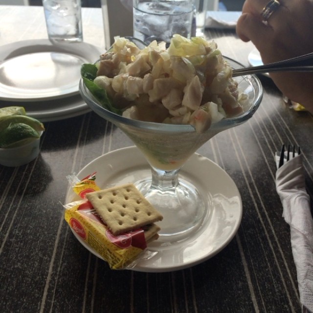 Ceviche de corvina