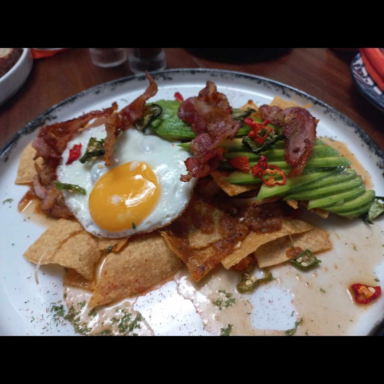 Menú Desayuno - Chilaquiles