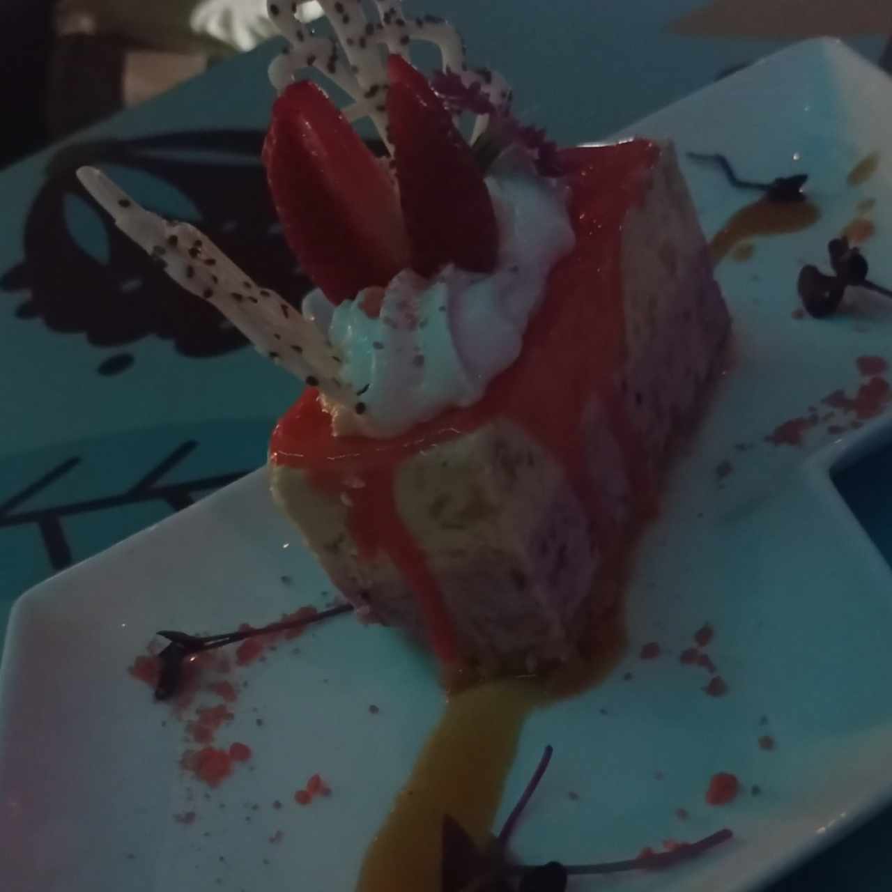 Mousse de Fresa y Maracuyá 
