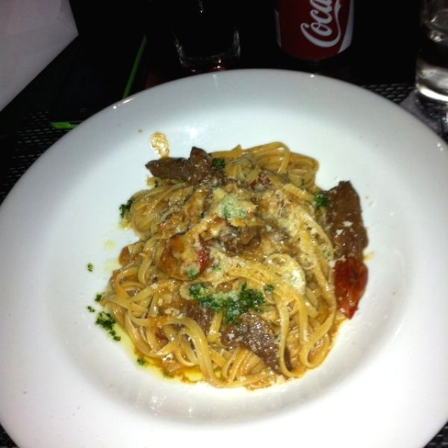 Linguini con Entraña