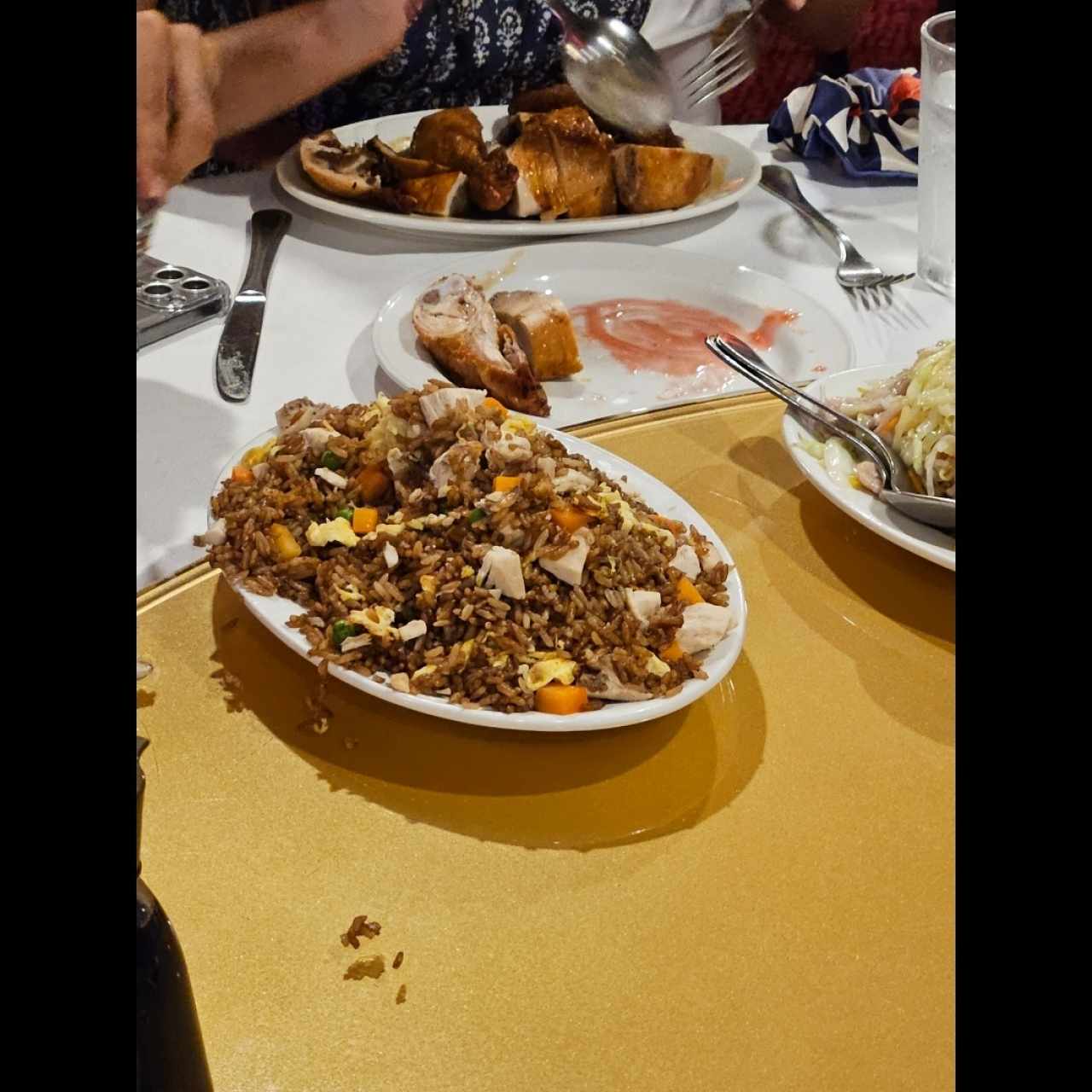 Arroz Frito de Pollo