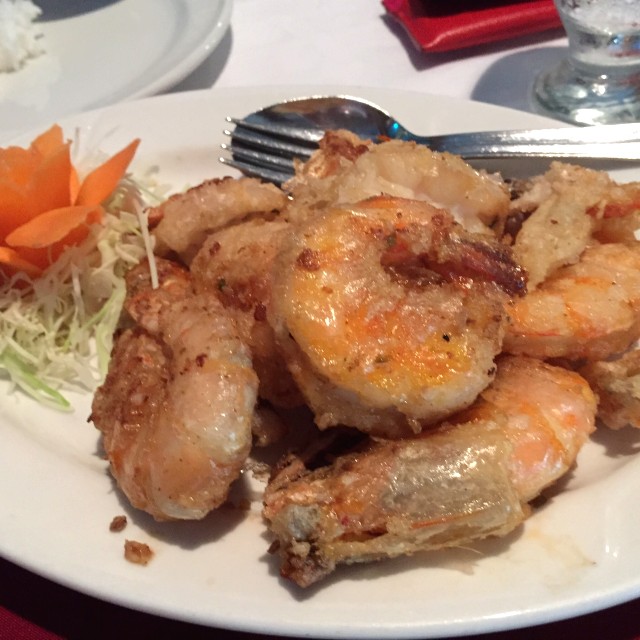Langostinos A La Sal y Pimienta (con cáscara)