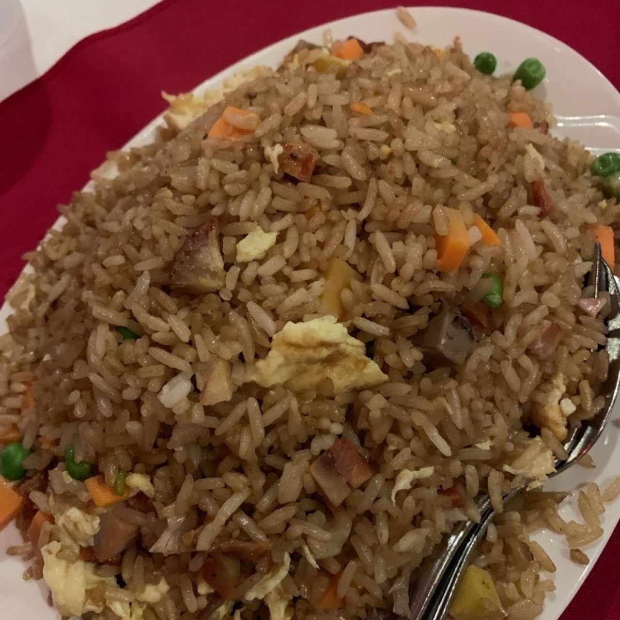 arroz frito de puerco