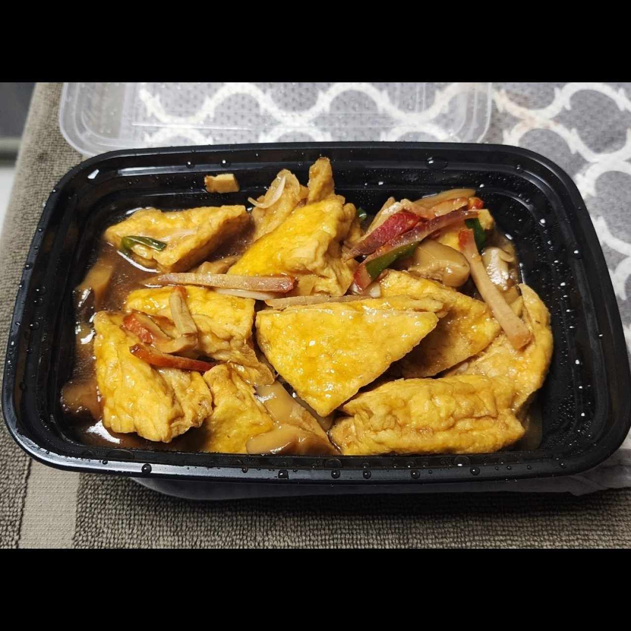 Tofu Frito Relleno Hun Siu
