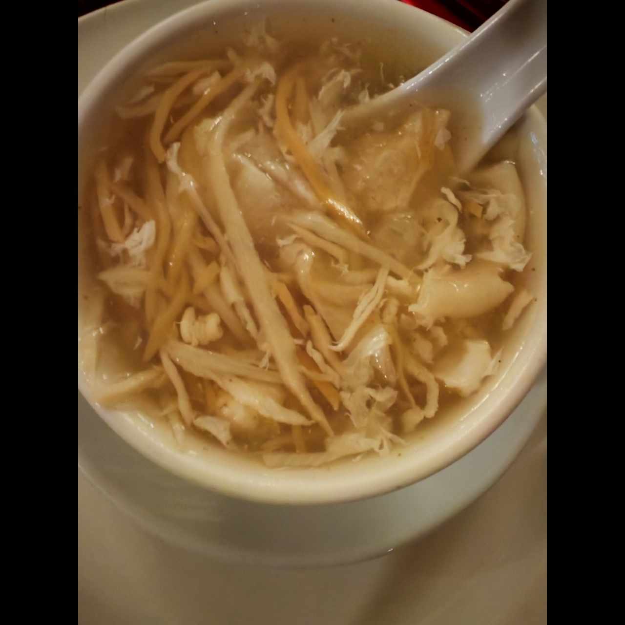 Sopa de buche de pescado 