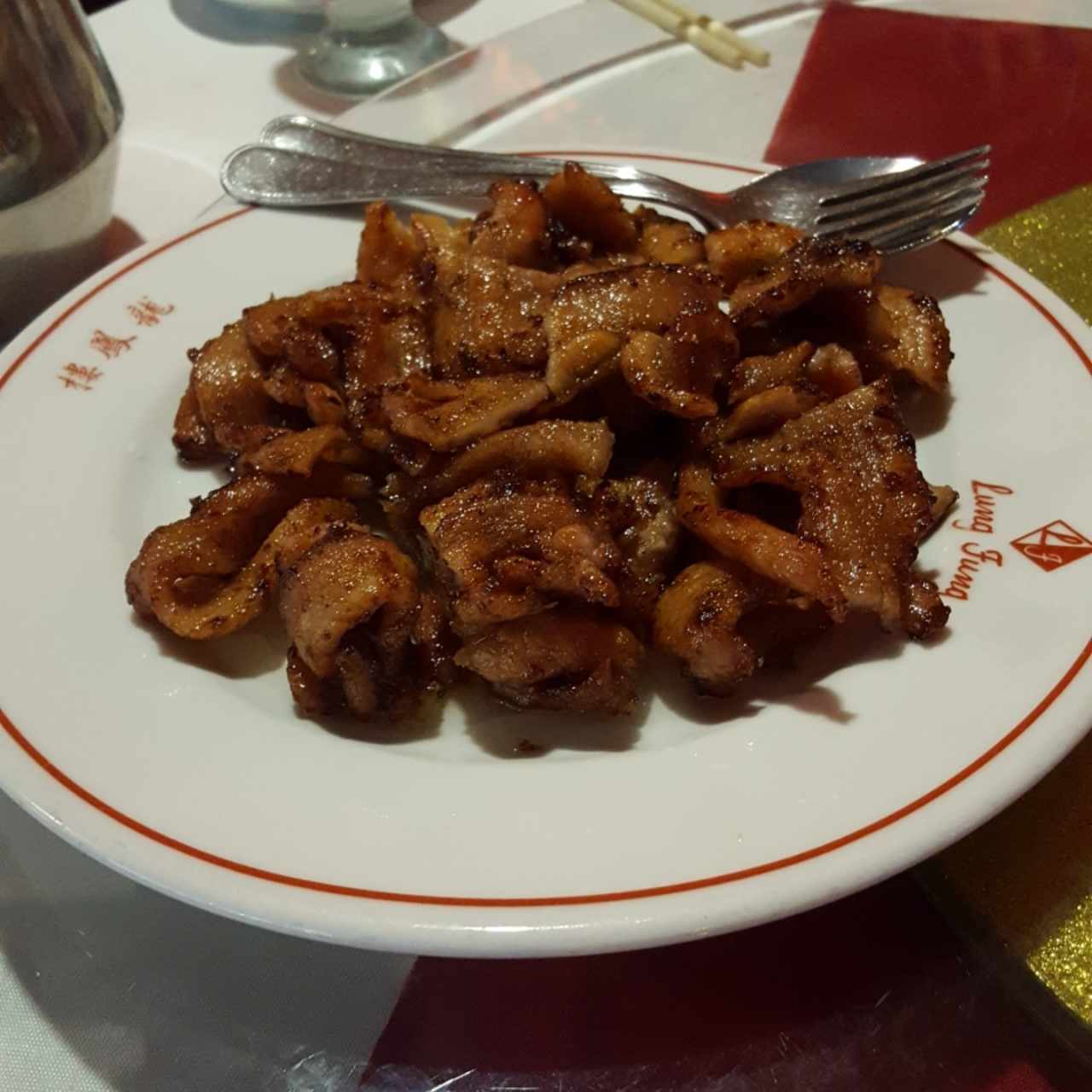 puerquito al carbón con miel