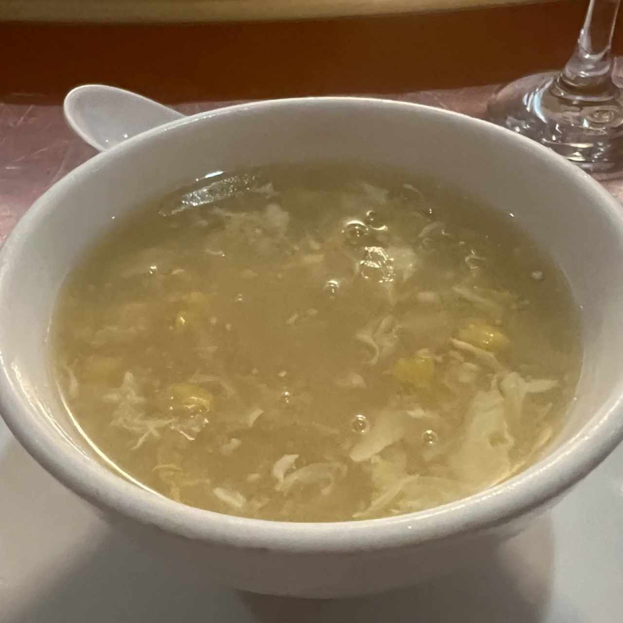 Crema de Maíz con pollo