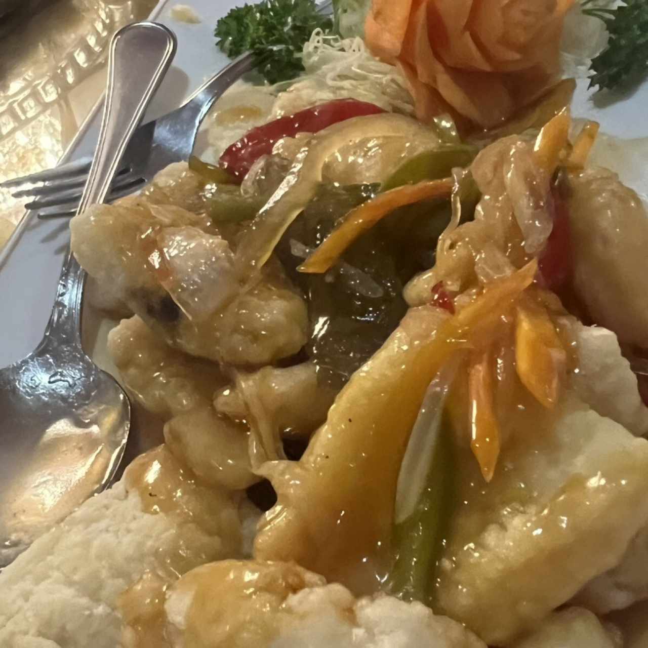 Pescado - Corvina Agridulce (Rebanadas)