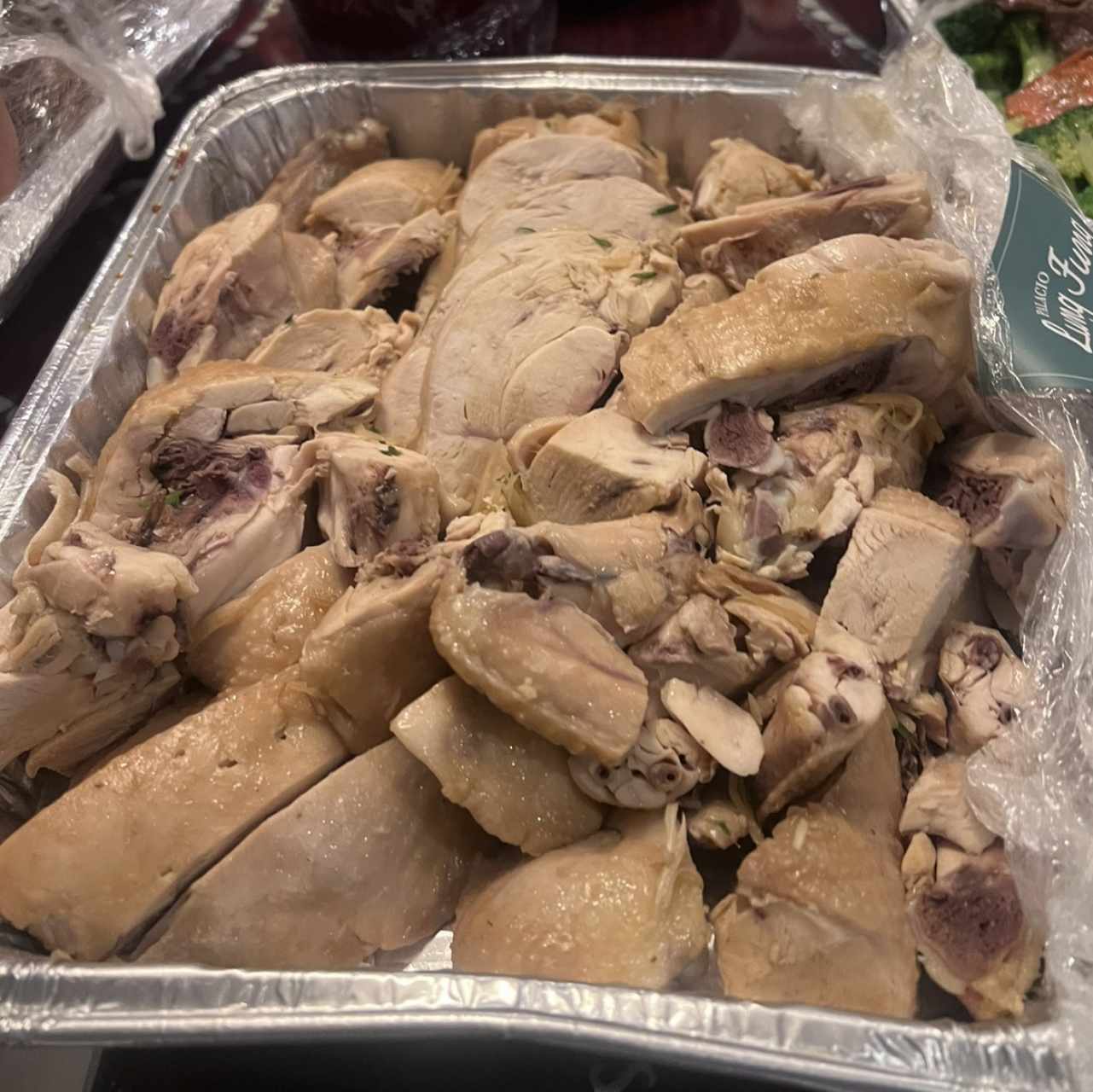 Gallina de Maíz en Salsa de Jengibre