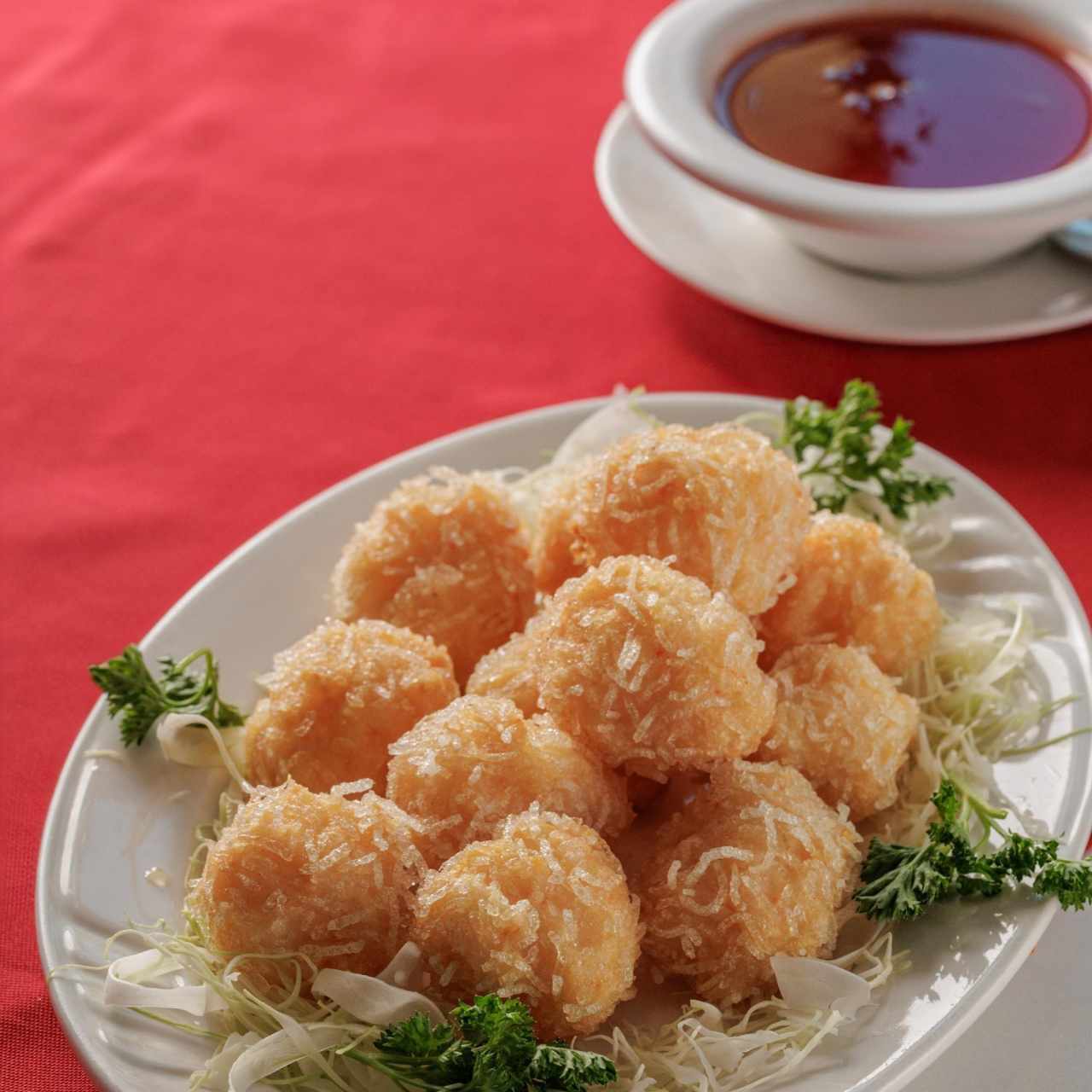 Langostinos Enrollados con Ajonjoli