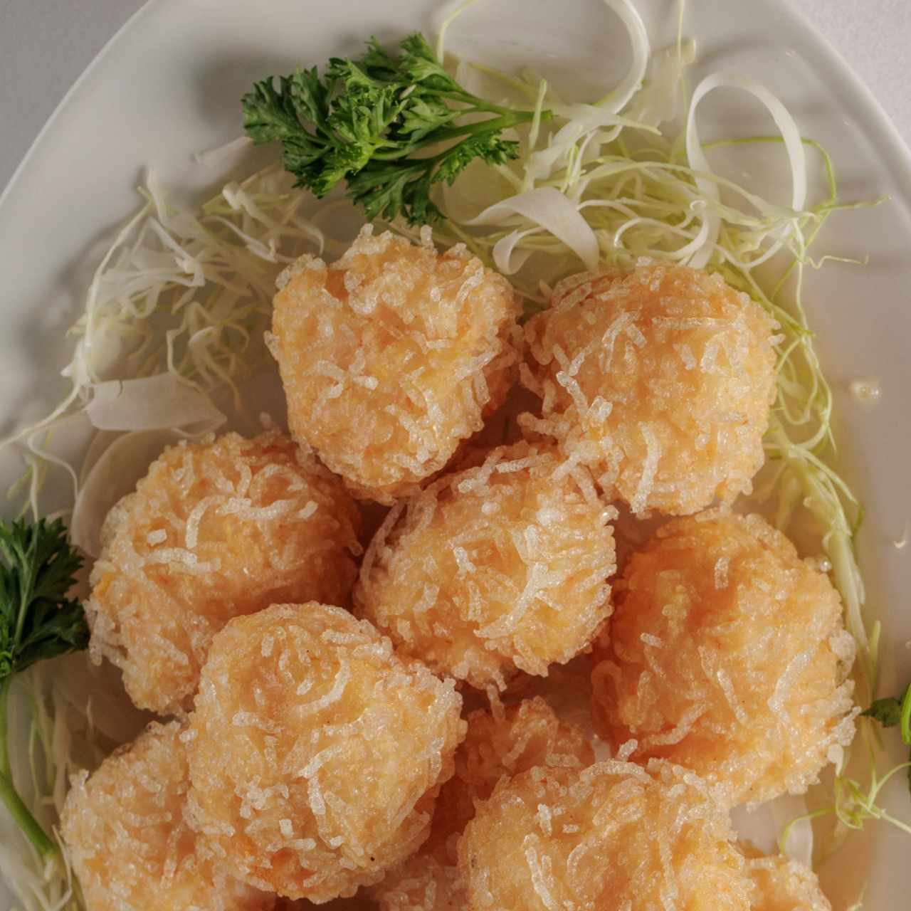Langostinos Enrollados con Ajonjoli