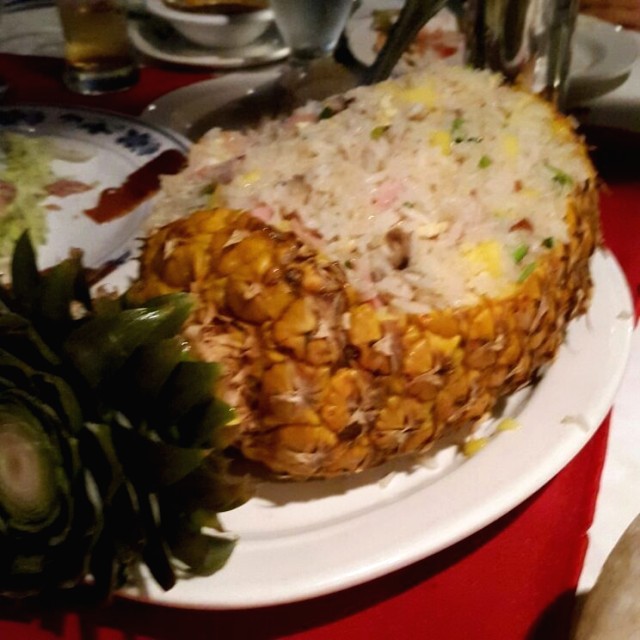 Arroz en piña