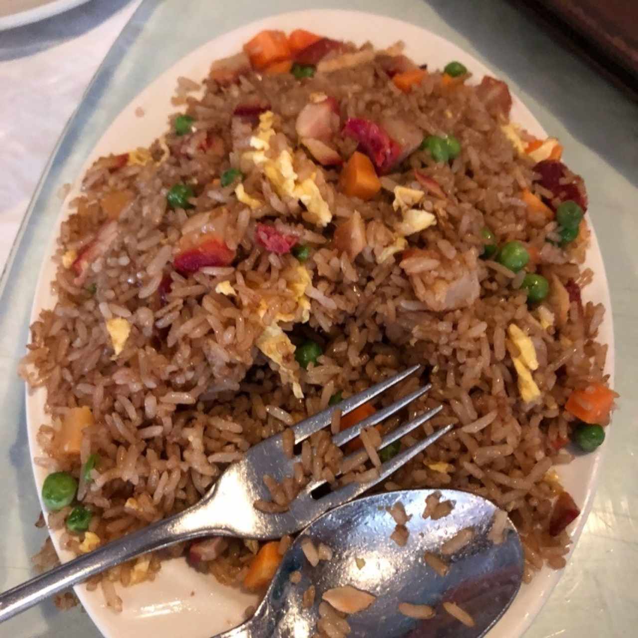 arroz frito con puerco