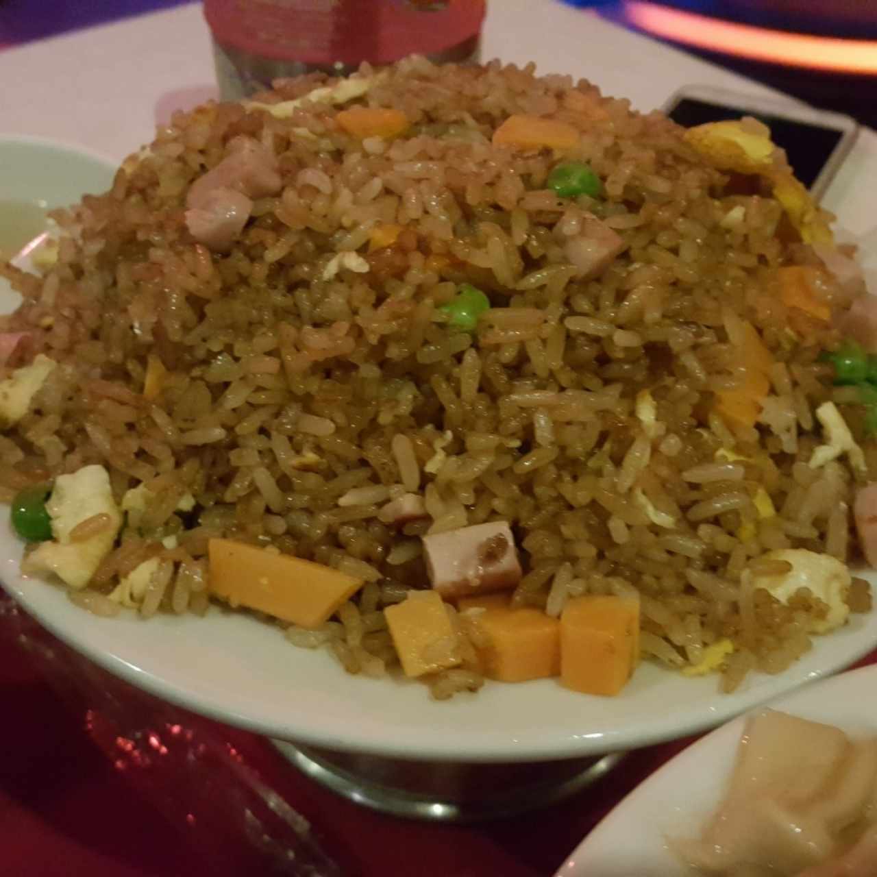 arroz frito con jamón