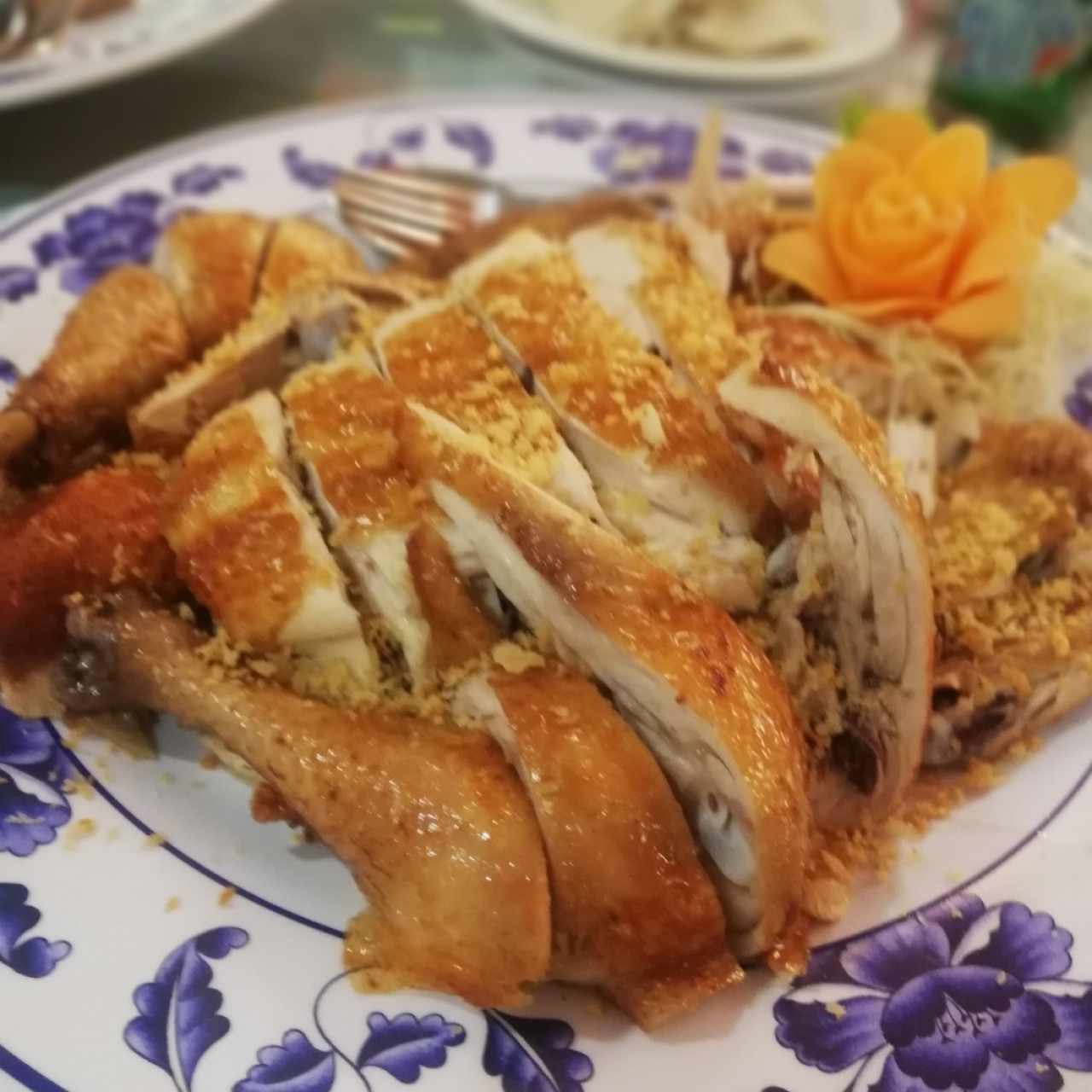 Pollo frito con 5 especias 