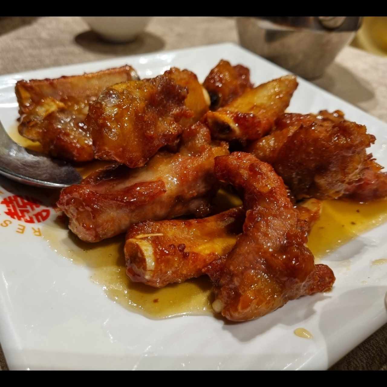 Costilla de Cerdo ala miel y ajo