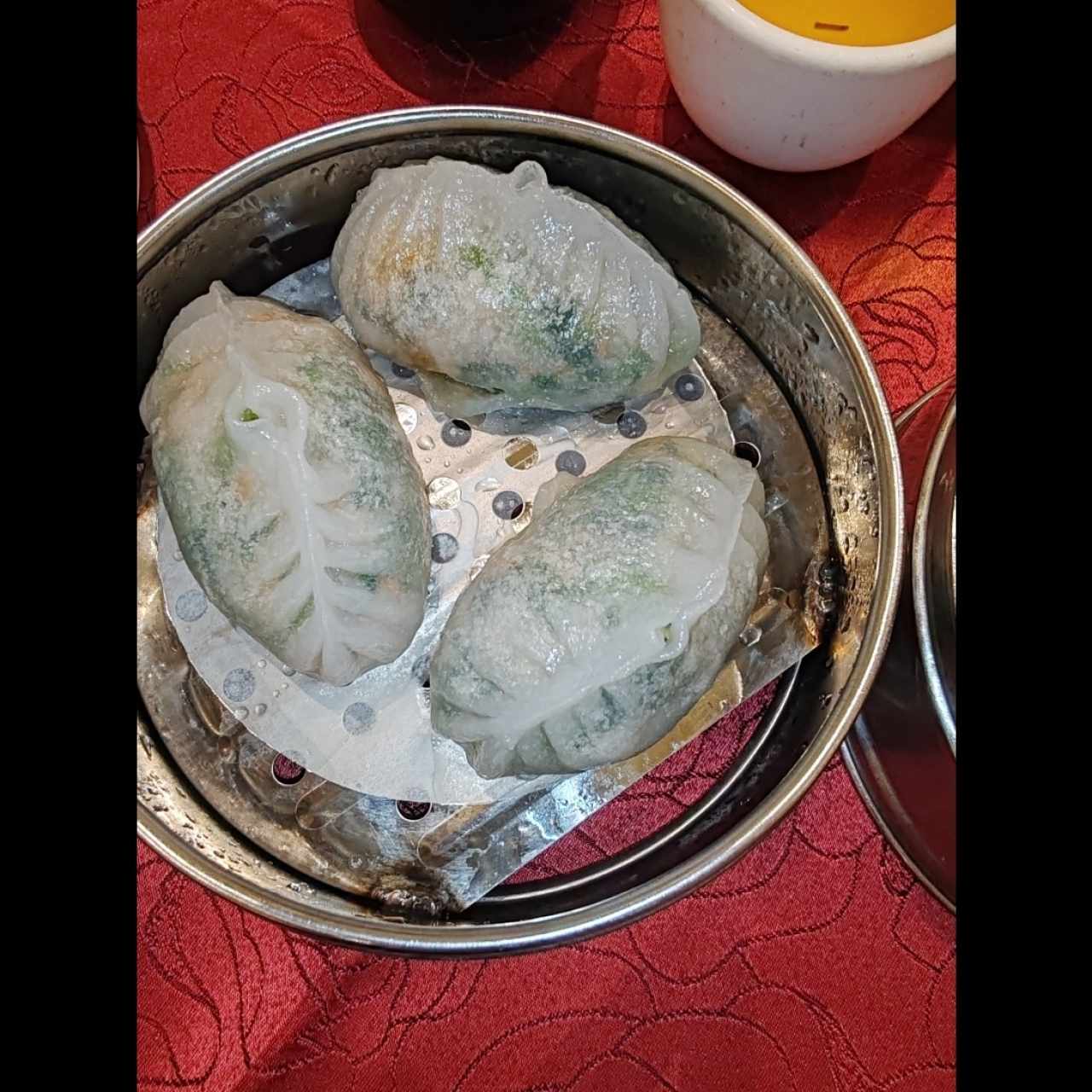 Empanaditas de berro al vapor